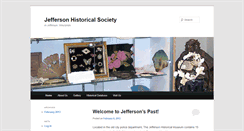 Desktop Screenshot of jeffersonhistoricalsociety.org