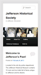 Mobile Screenshot of jeffersonhistoricalsociety.org