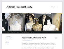 Tablet Screenshot of jeffersonhistoricalsociety.org