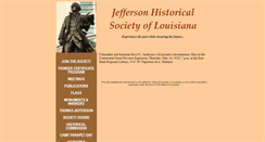 Desktop Screenshot of jeffersonhistoricalsociety.com